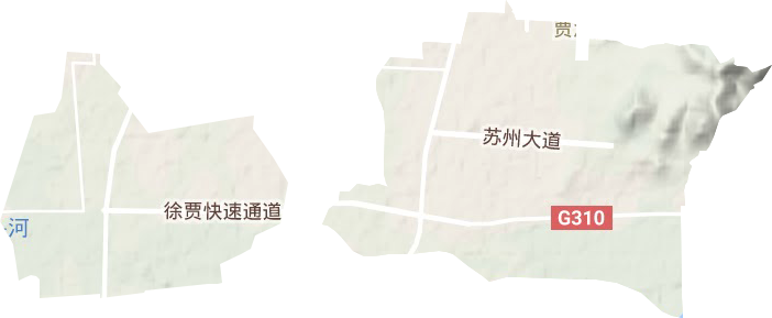 工业园区管委会地形图