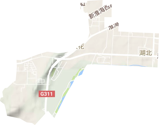 湖滨街道地形图