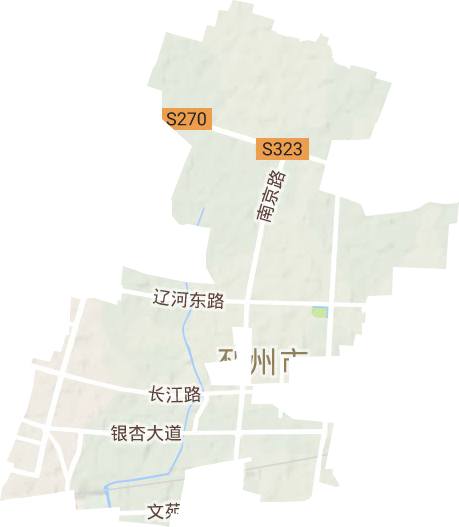东湖街道地形图
