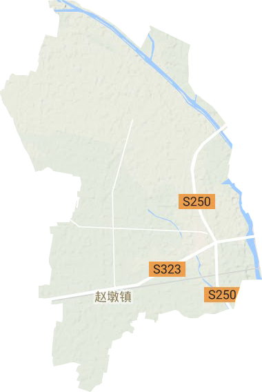 赵墩镇地形图