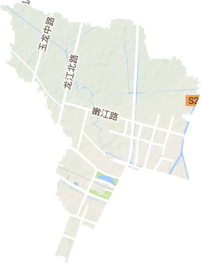 新桥镇地形图
