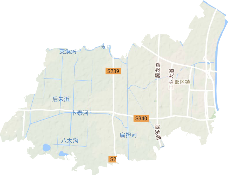 邹区镇地形图