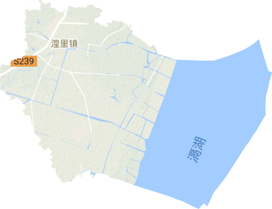 湟里镇地形图