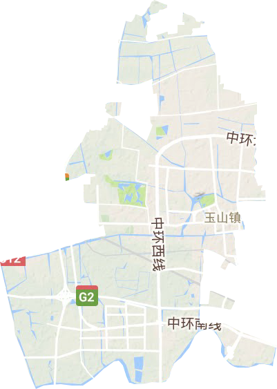 玉山镇地形图