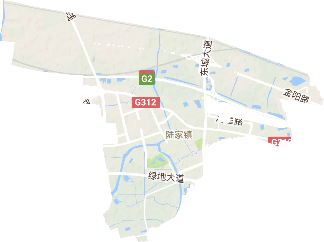 陆家镇地形图