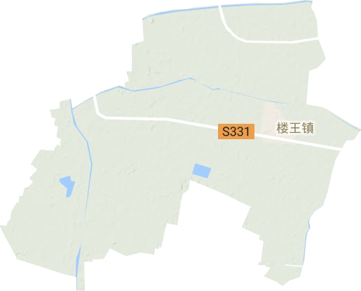 楼王镇地形图