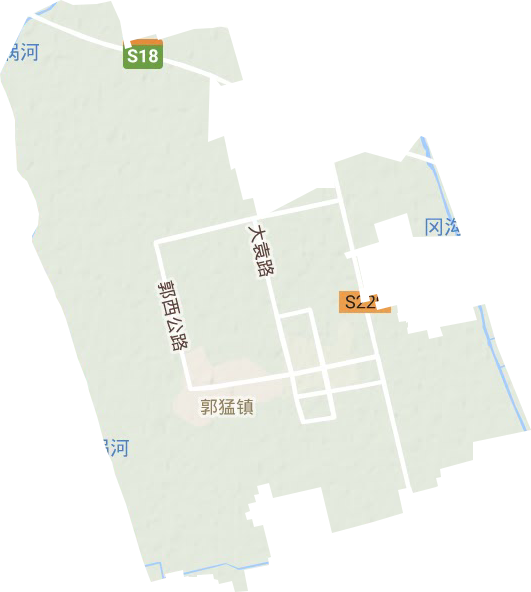 郭猛镇地形图