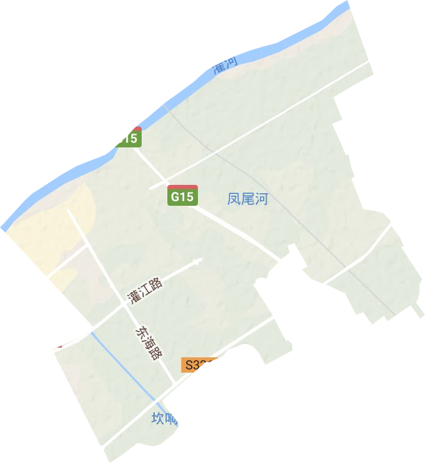县开发区地形图