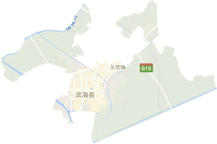 东坎镇地形图