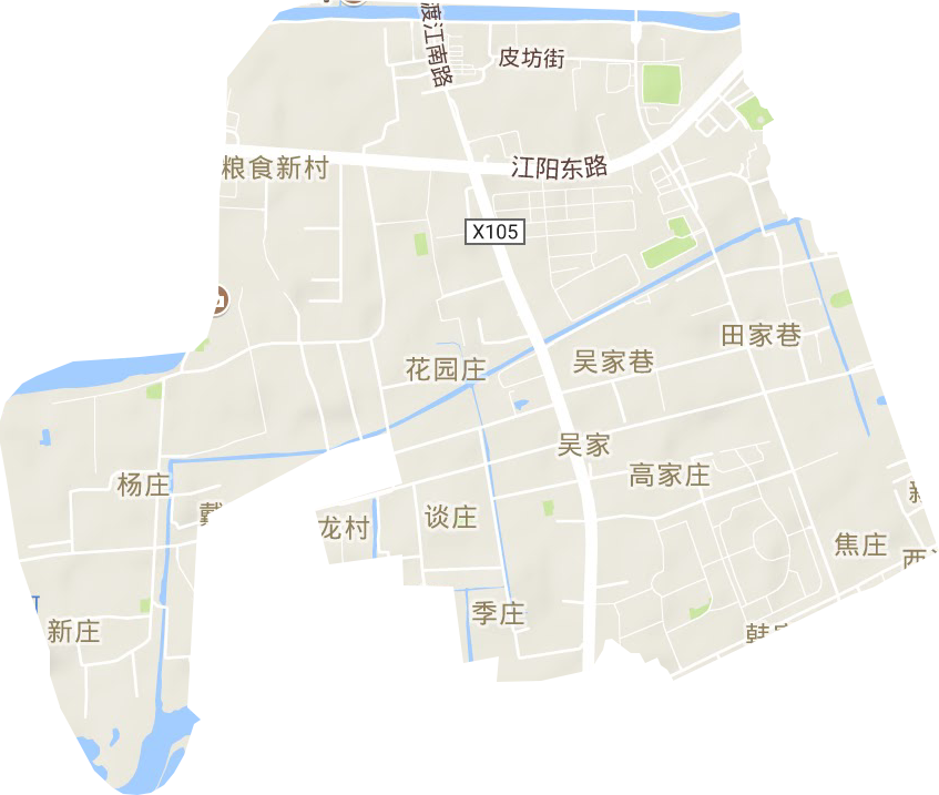 文峰街道地形图