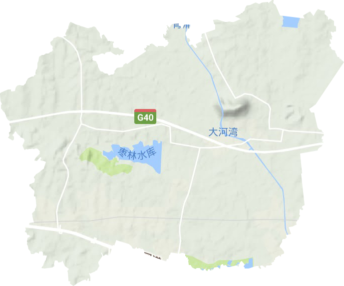 铜山办事处地形图