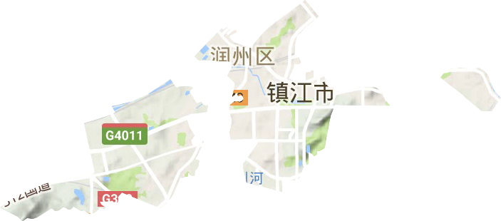 七里甸街道地形图
