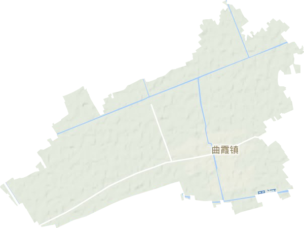 曲霞镇地形图
