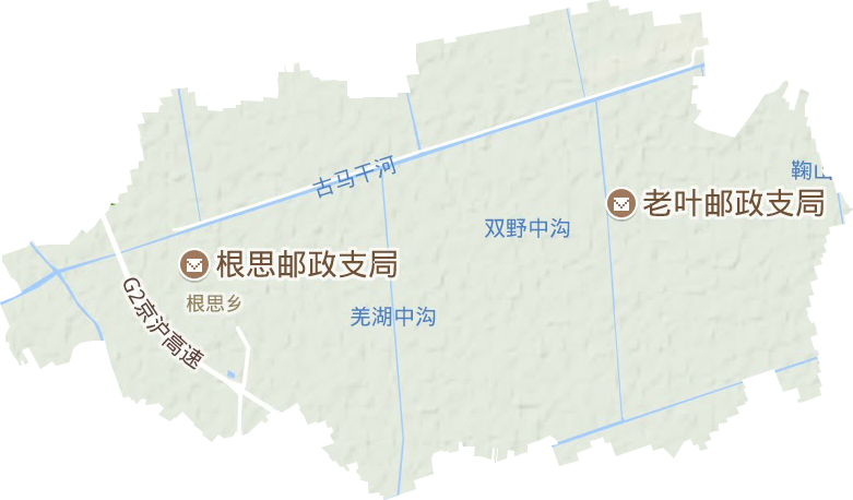 根思乡地形图