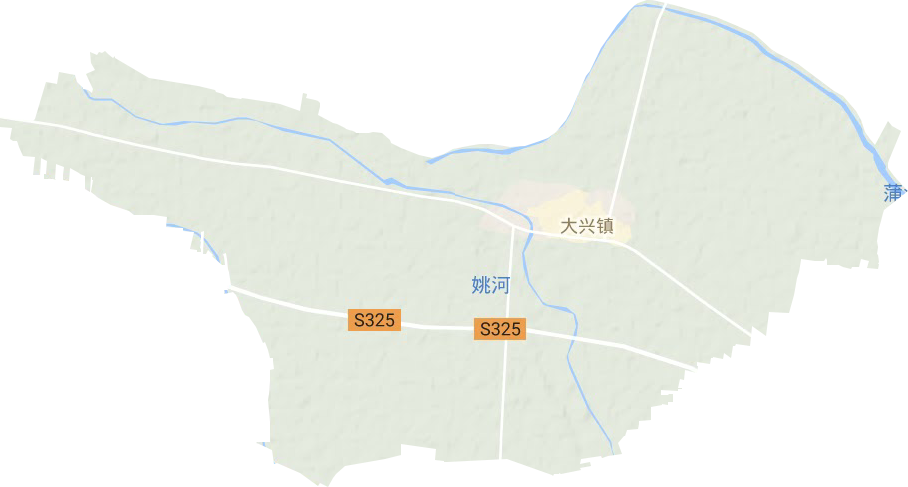 大兴镇地形图