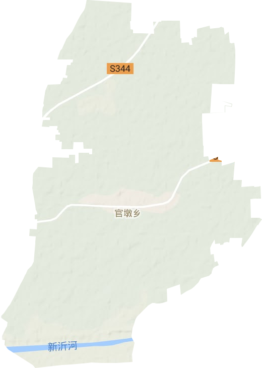 官墩乡地形图