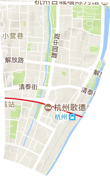 小营街道地形图