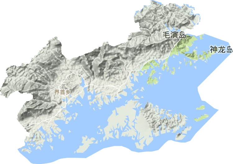 界首乡地形图