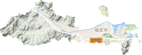 锦城街道地形图