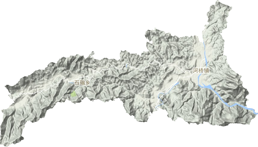 河桥镇地形图