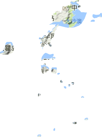 东屏街道地形图