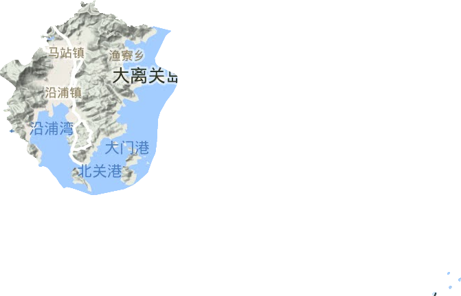 马站镇地形图
