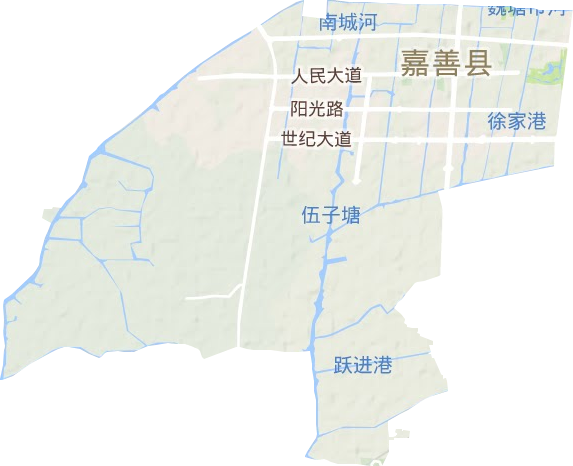 罗星街道地形图