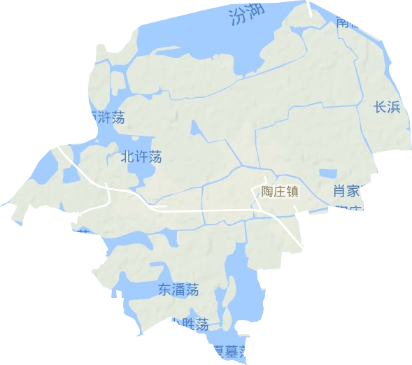 陶庄镇地形图