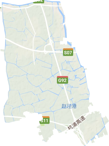 曹桥街道地形图