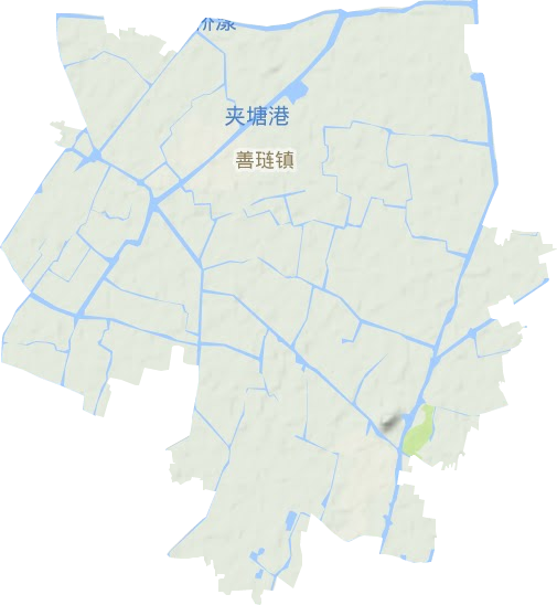 善琏镇地形图