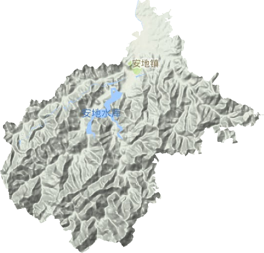 安地镇地形图