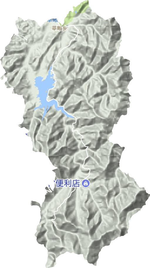 莘畈乡地形图