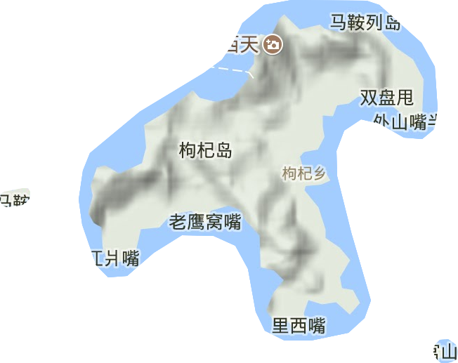 枸杞乡地形图