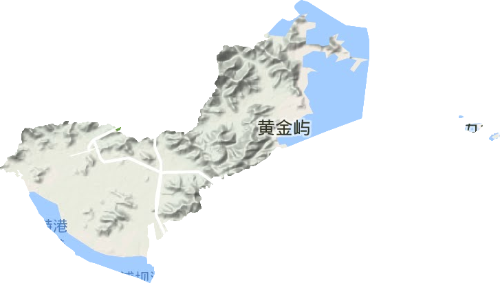 浬浦镇地形图