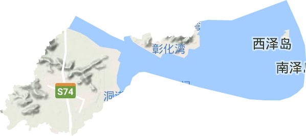 泗淋乡地形图