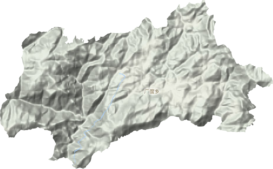 广度乡地形图