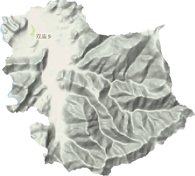 双庙乡地形图