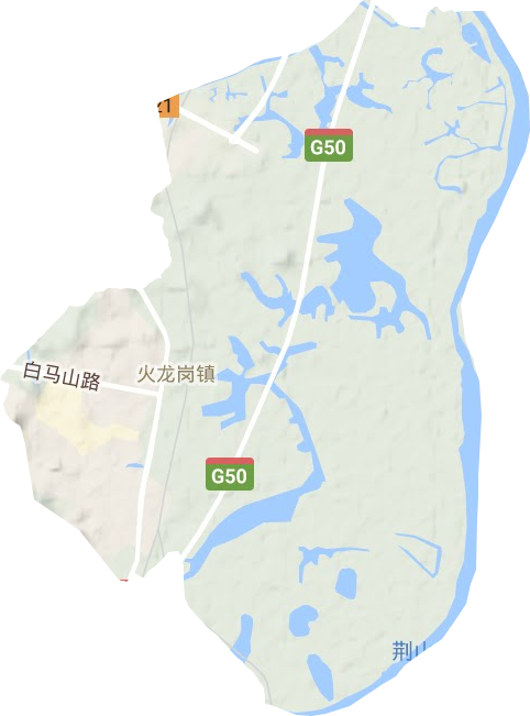 火龙街道地形图