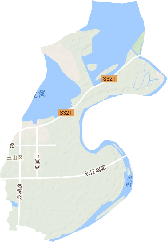 龙湖街道地形图