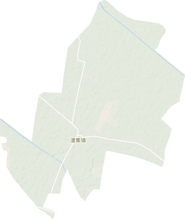 潘集镇地形图