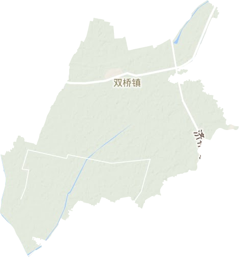 双桥镇地形图