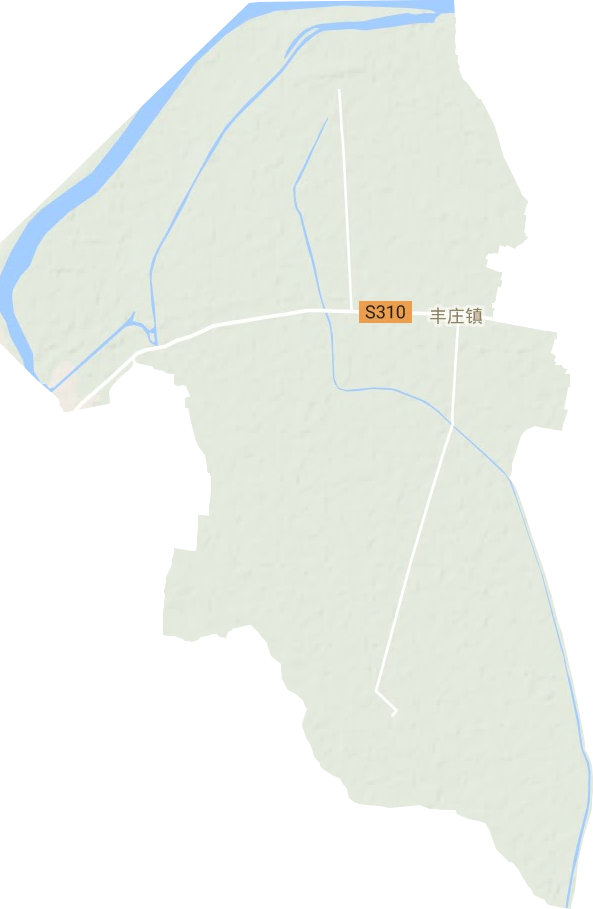 丰庄镇地形图