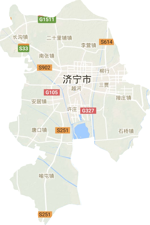 任城区地形图