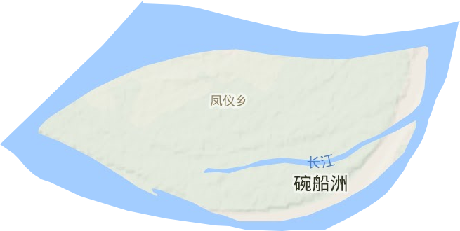凤仪乡地形图