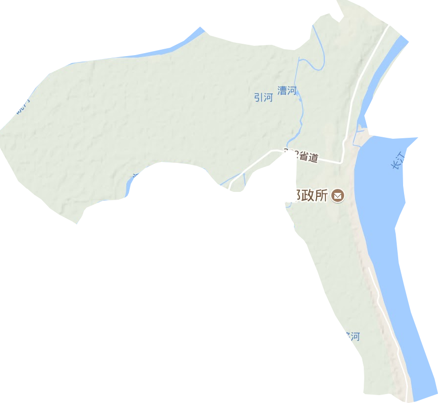 皖河农场地形图