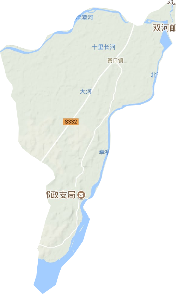 赛口镇地形图
