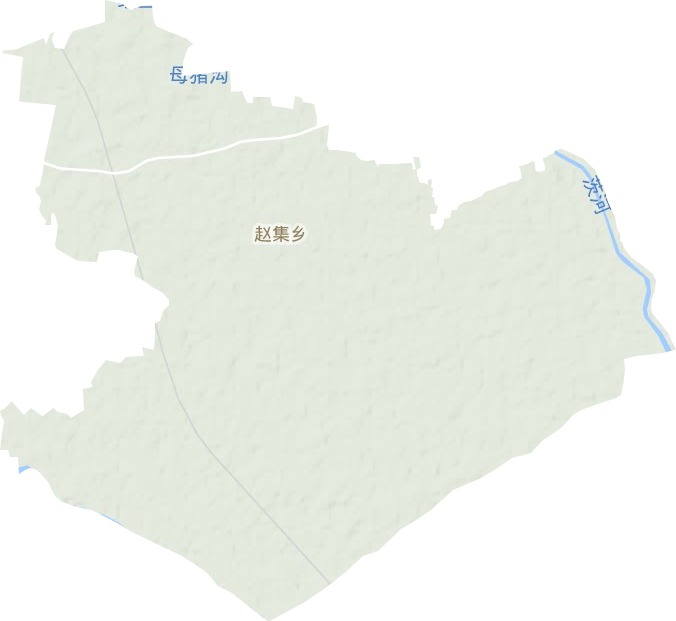 赵集乡地形图