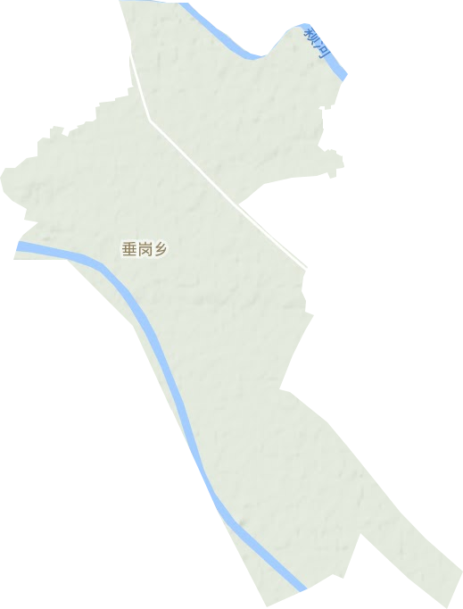 垂岗乡地形图