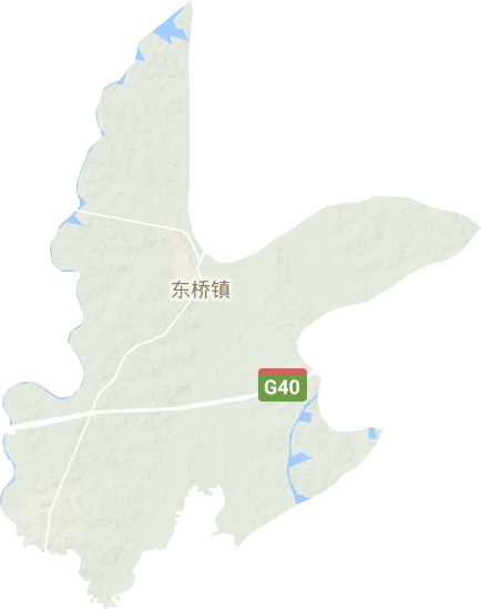 东桥镇地形图