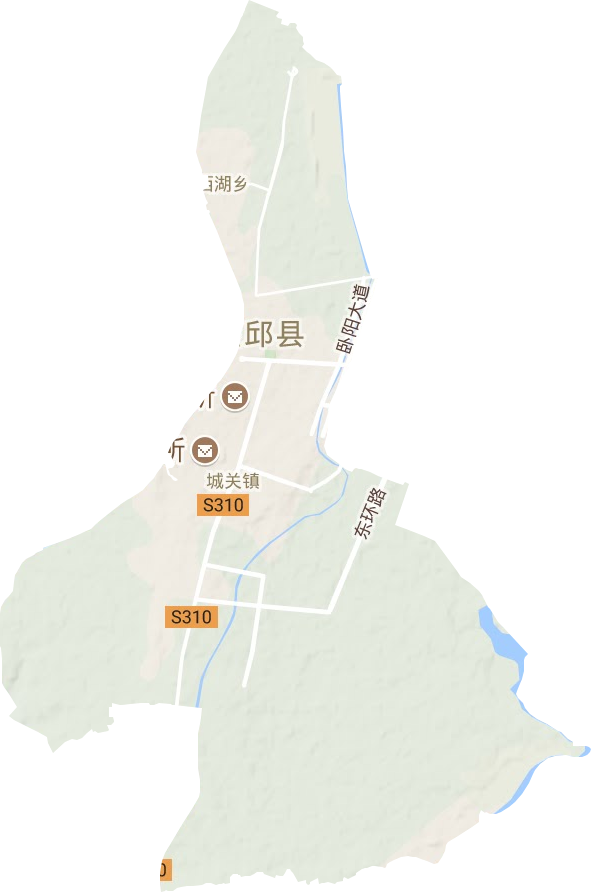 城关镇地形图